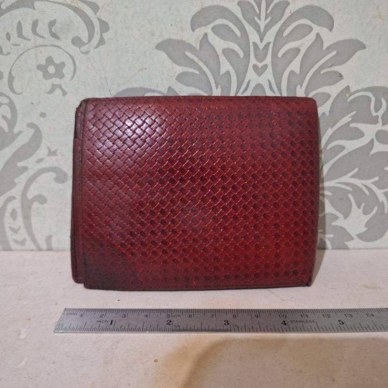 Dompet Pierre Cardin merah preloved