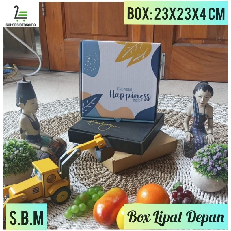 

Box 23x23x4cm/Kardus/Karton/Paking/Pizza/Polos
