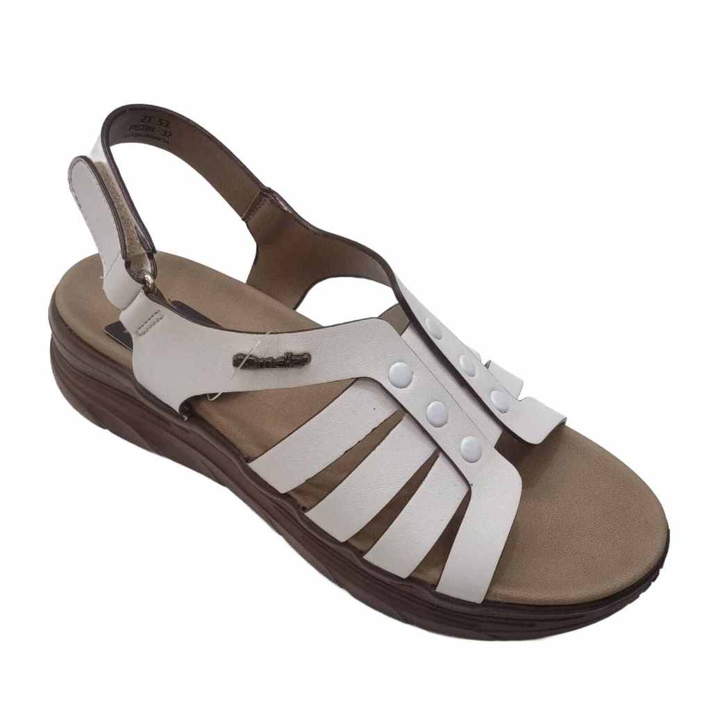 Ornella ZT53 Sendal Wanita Putih,khaki 36-40