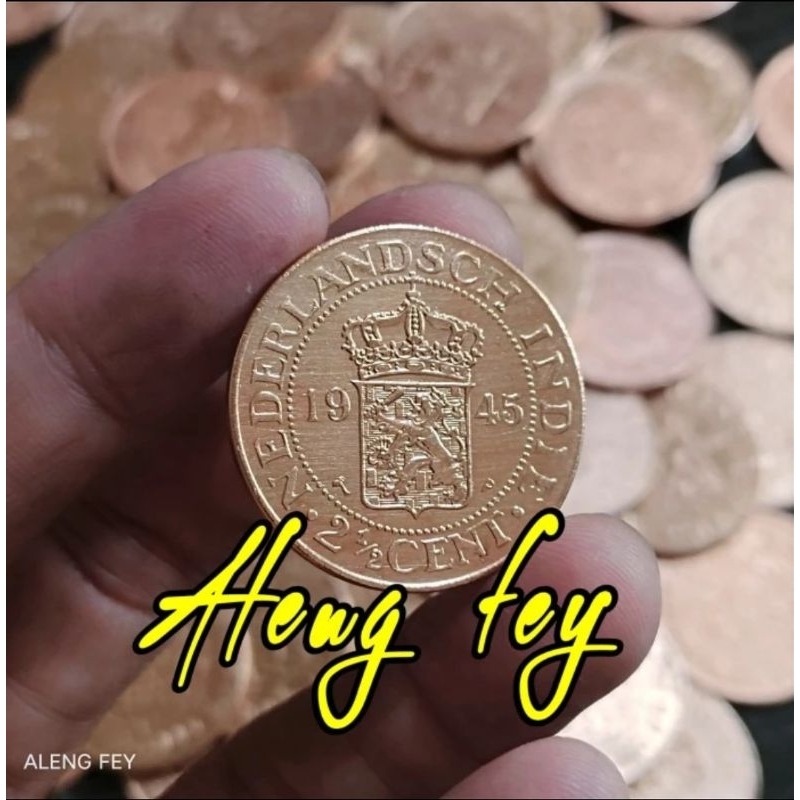 Koin benggol jaman Belanda, koin kerokan 2,5 Cent