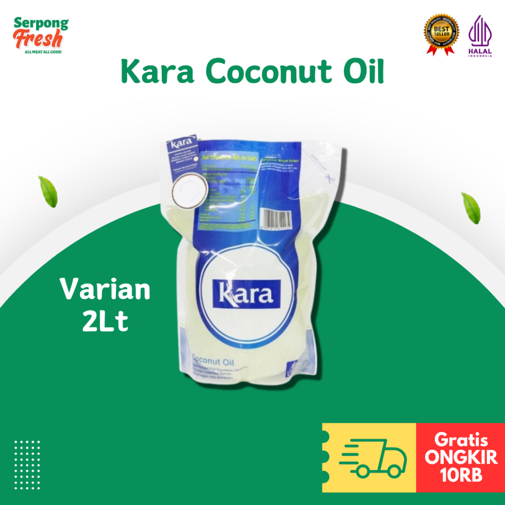 

Kara Coconut Oil Minyak Kelapa 2 Liter