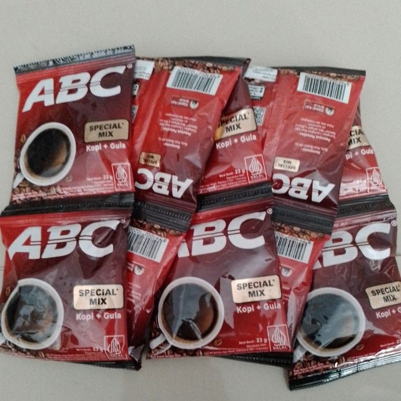 

kopi ABC 1 rentengan isi 10 sachet