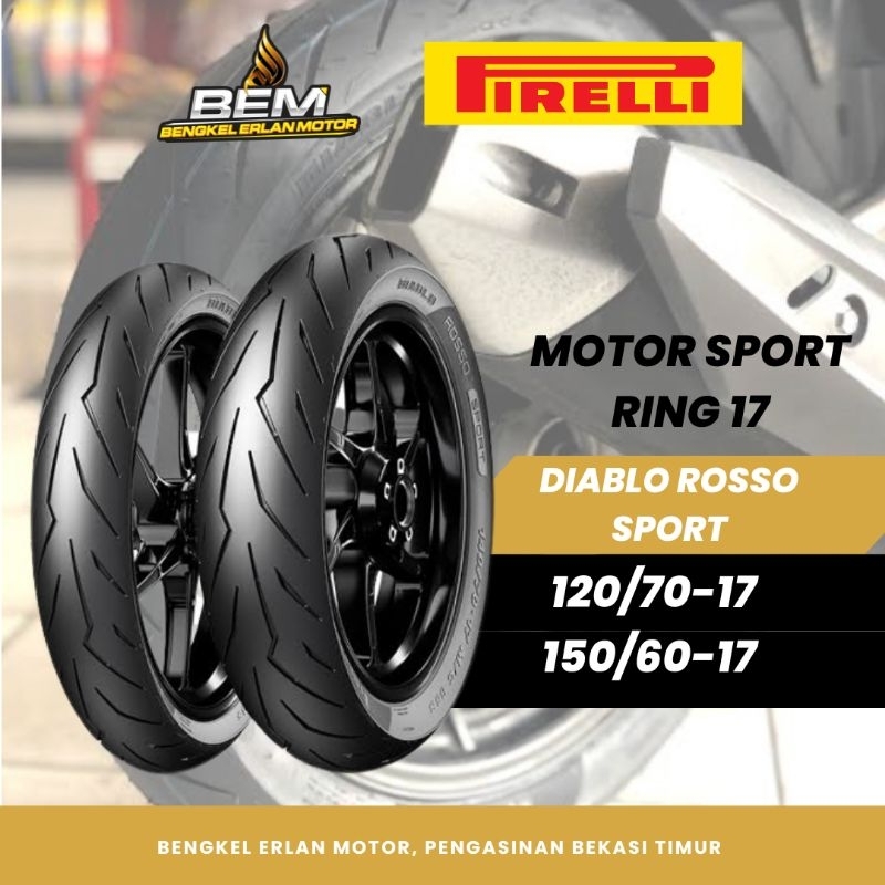 PAKET BAN CBR R15 VIXION NINJA GSX 120/70 & 150/60 RING 17 (DEPAN BELAKANG)