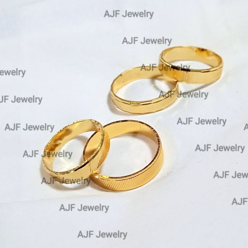 Cincin Kawin / Cincin Nikah / Cincin Tunangan Lapis Emas Viral