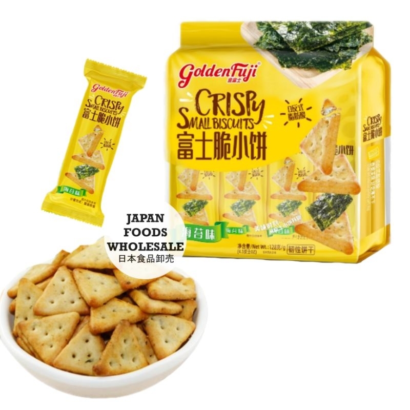

Golden Fuji Crispy Small Biscuit Seaweed Flavor / biskuit impor / cemilan / snack