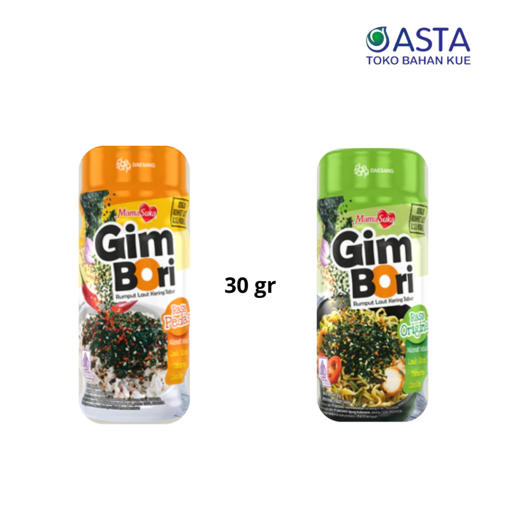 

MamaSuka Gim Bori Rumput Laut Kering Tabur 30 Gr