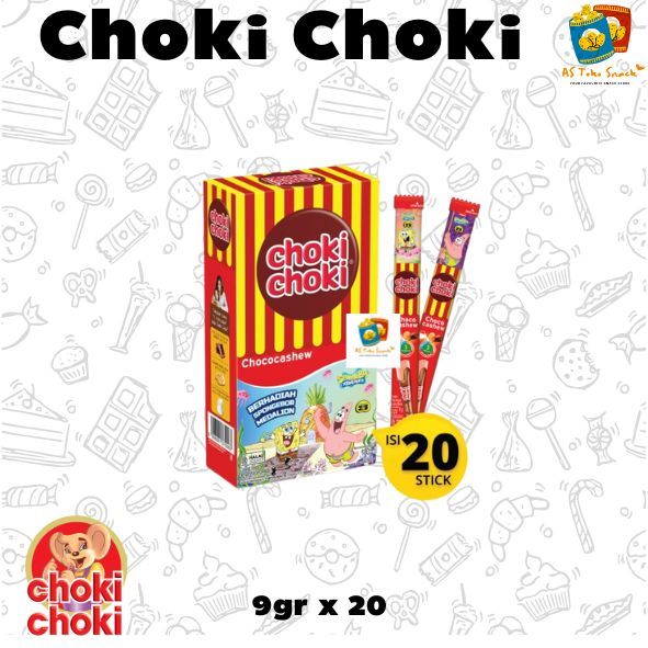 

Choki Choki Cashew SpongeBob GT (1 Box Isi 20)