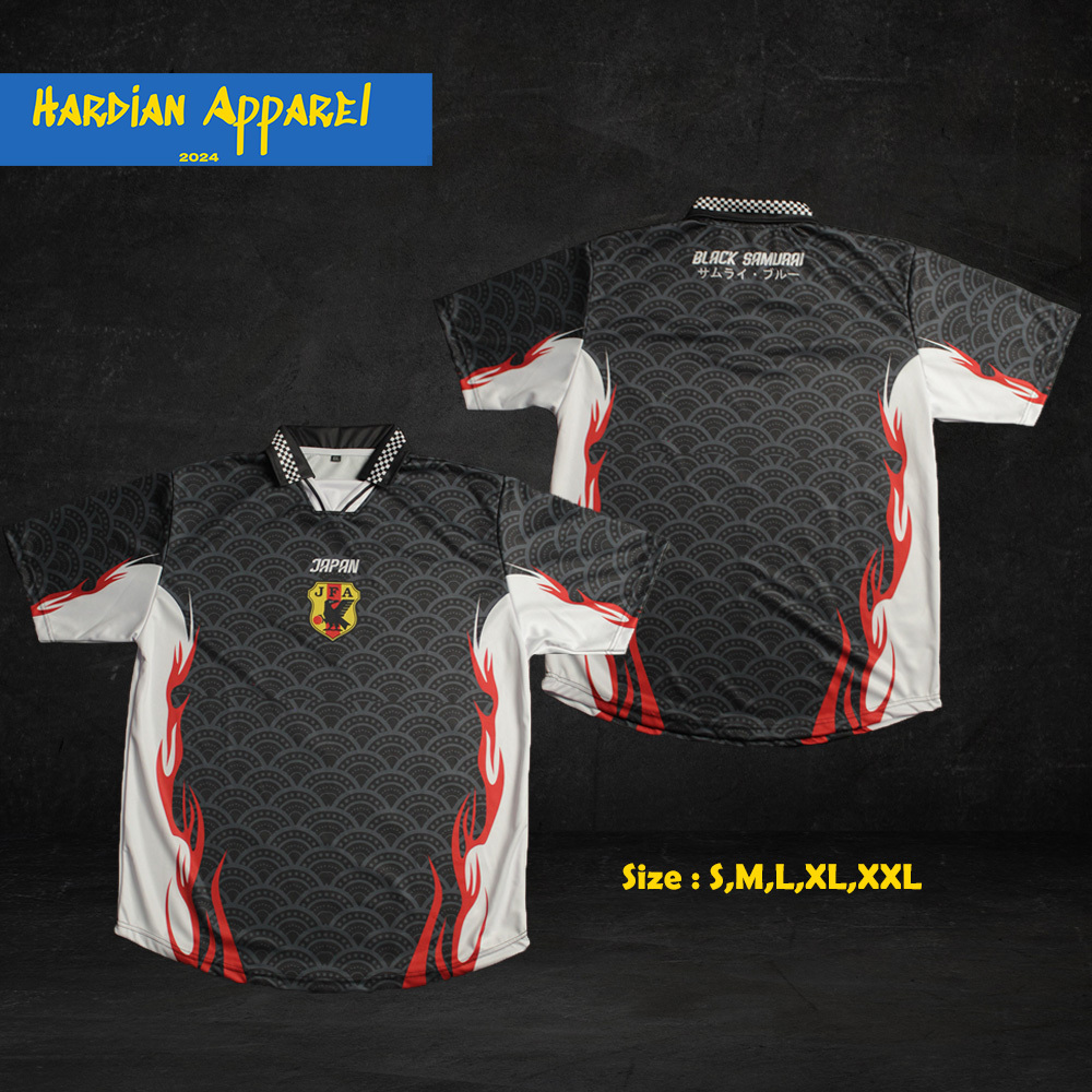 Jersey Jepang Classic Black Edition | Jersey Vintage Jepang Black Edition | Baju Bola Jepang