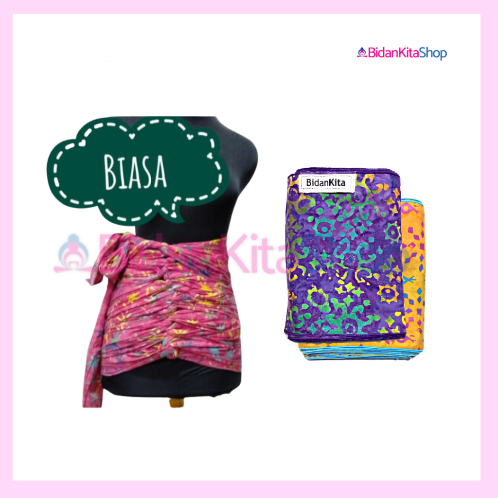 Murah  Bengkung Motif Biasa / Stagen / Langsing Pasca Melahirkan / Kain Cantik - Bidan Kita