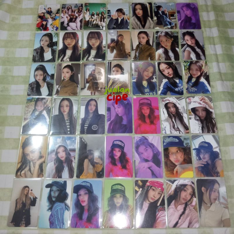 pc official newjeans minji hanni danielle haerin hyein photocard sg25 sg24 seasons greetings clearan