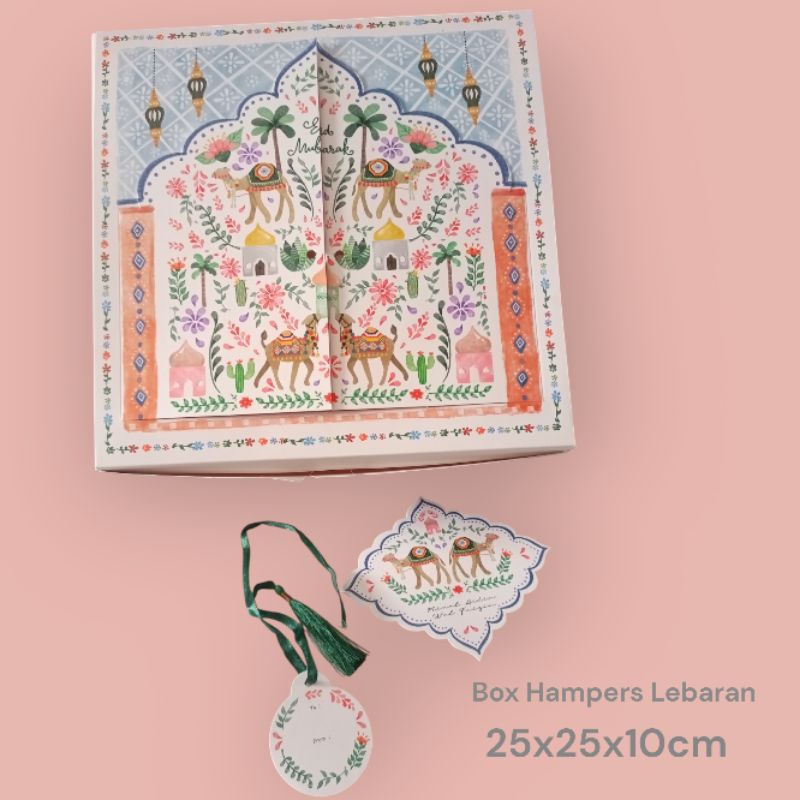 

Box Hampers Fateen Lebaran 25x25x10cm (pcs)