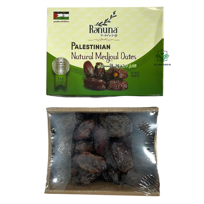 

KURMA MEDJOOL PALESTINA PREMIUM JUMBO | KURMA MEDJOUL PALESTINA RANUNA 1KG KURMA MEDJOL JUMBO 1KG