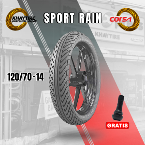 Ban Belakang Motor HONDA PCX CORSA SPORT RAIN 120/70 Ring 14 Tubeless