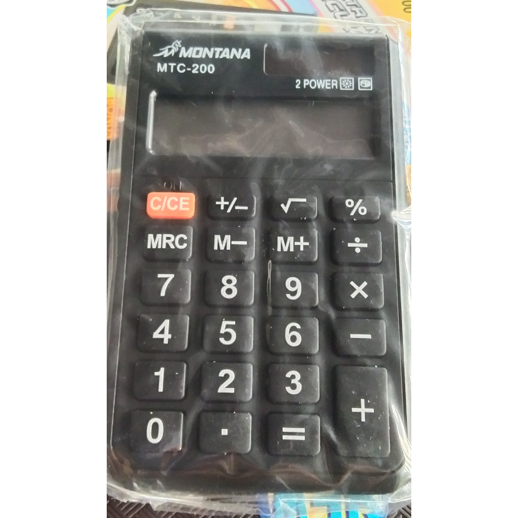 

Montana MTC-200 calculator/kalkulator/montana/alat hitung