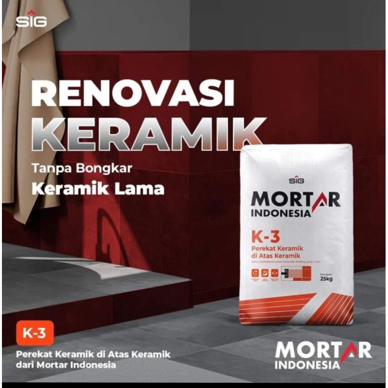 MORTAR INDONESIA K3 25KG