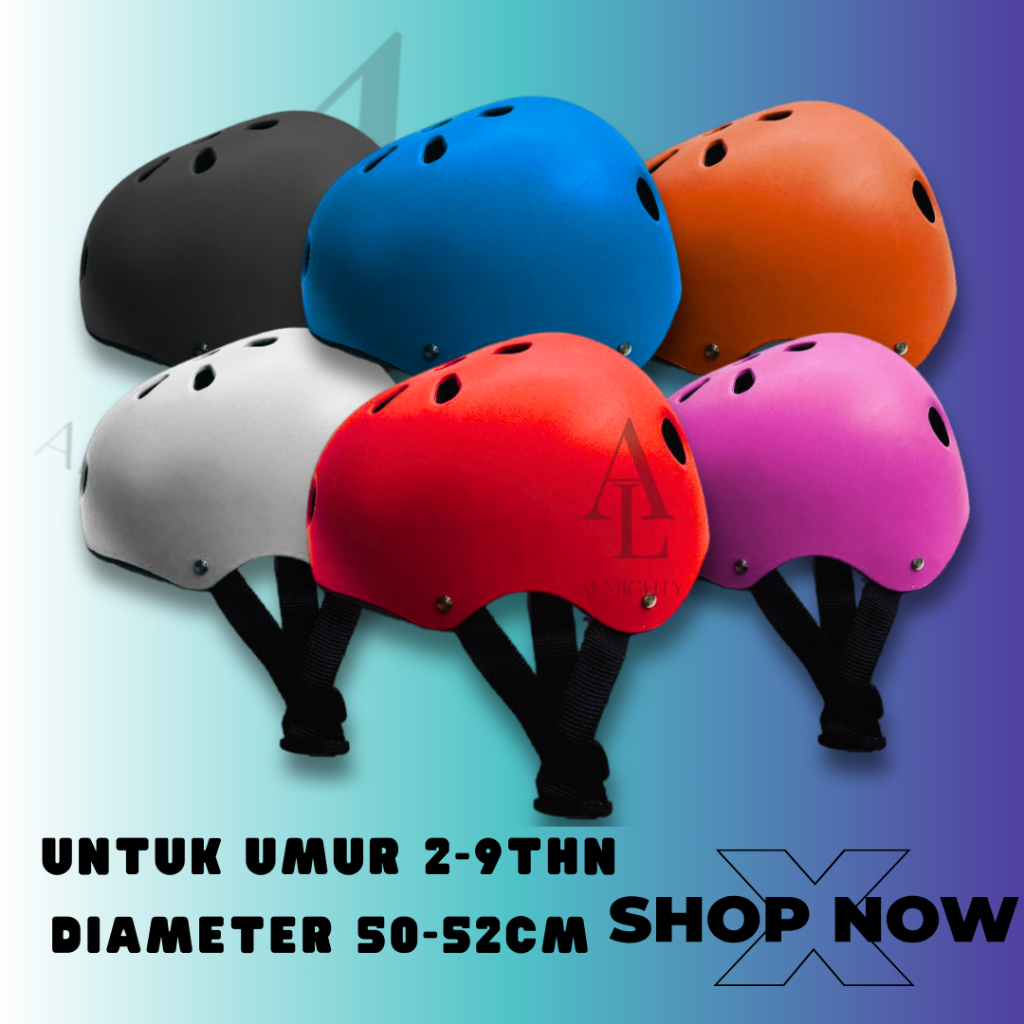 Helm sepeda anak murah untuk umur 2-9 tahun