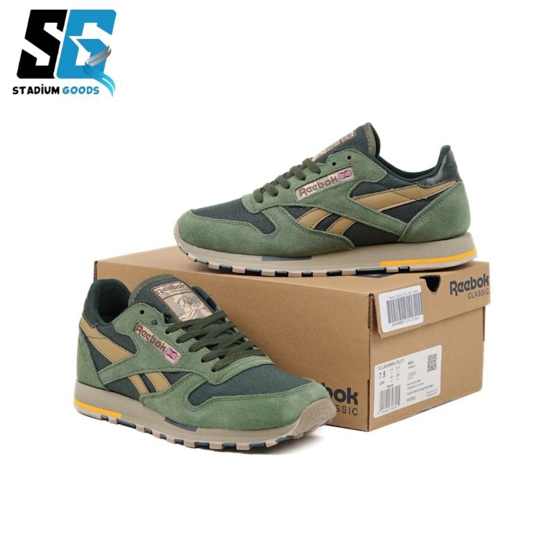 Sepatu Reebok GL 6000 Classic Utility Olive Green Original (100%BNIB)