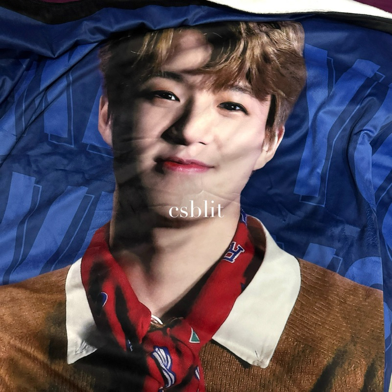 [booked] blanket jeno nct dream by muse pc photocard fansite slogan mark renjun haechan jaemin chenl