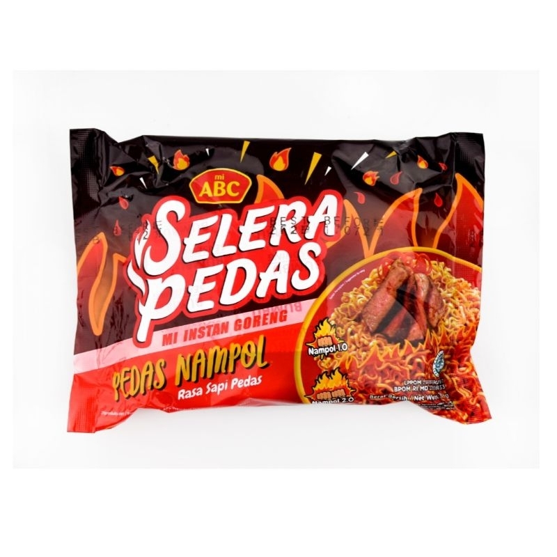 

Mie Goreng ABC Selera Pedas Nampol Sapi Pedas 80gr