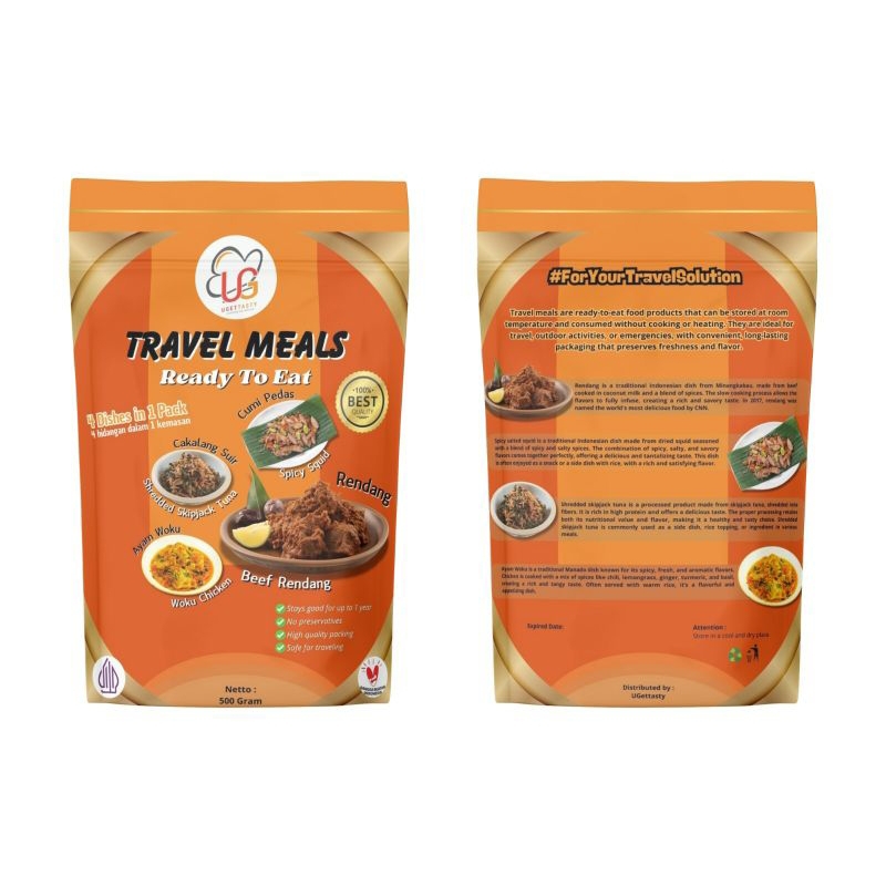 

TRAVEL MEALS (READY TO EAT)