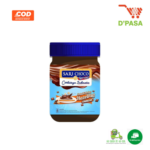 

Selai Sari Choco Coklat HAZELNUT Crunchy 150 gr