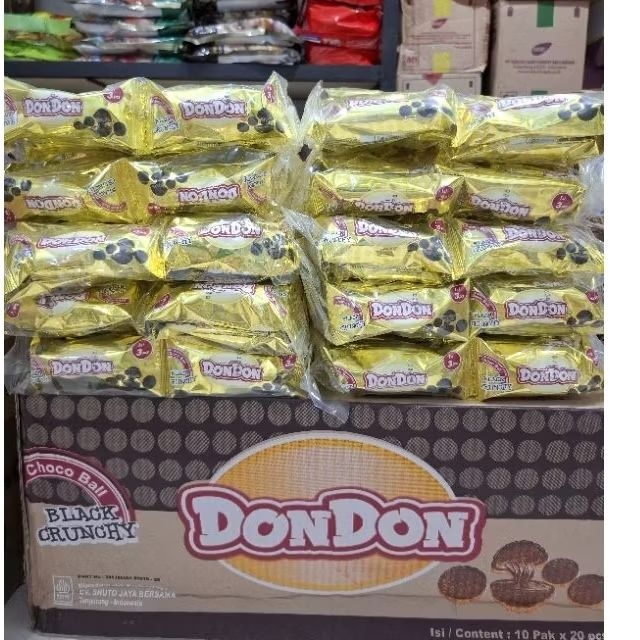

DonDon Choco Ball // black crunchy // 20 pcs