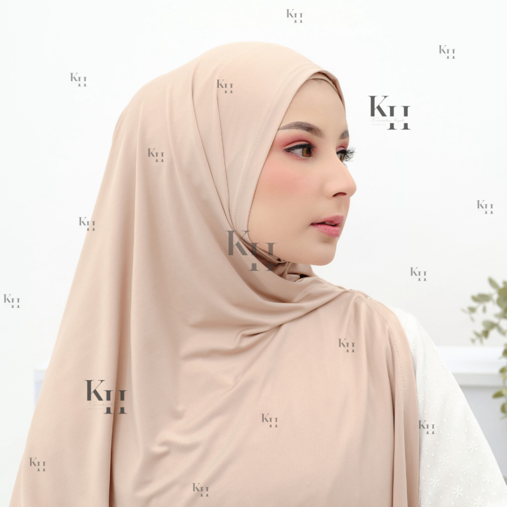 Hijab Segitiga Instan Jumbo L I Hijab Casual Jersey Premium