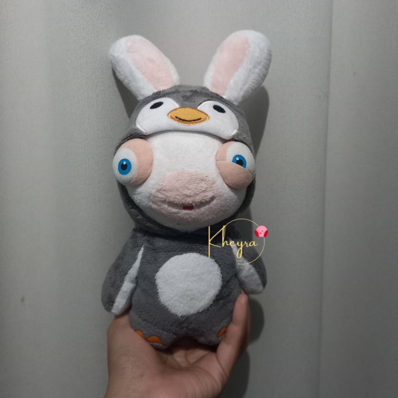 Boneka Kelinci Rabbids Invasion kostum Pinguin Original