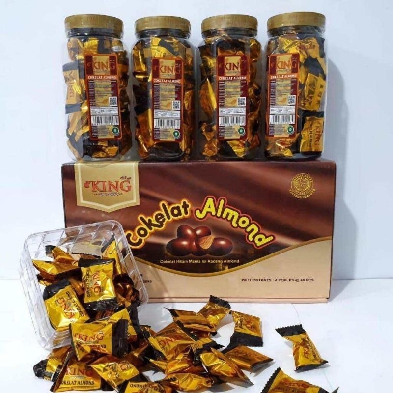 

Cokelat Almond / Coklat Almond Musdalifah/ Coklat Toples / Cokelat Bola / Coklat D'king
