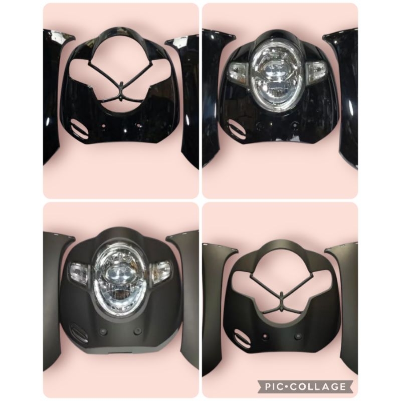 body depan tameng+sayap depan scoopy fi donat tahun 2017-2020