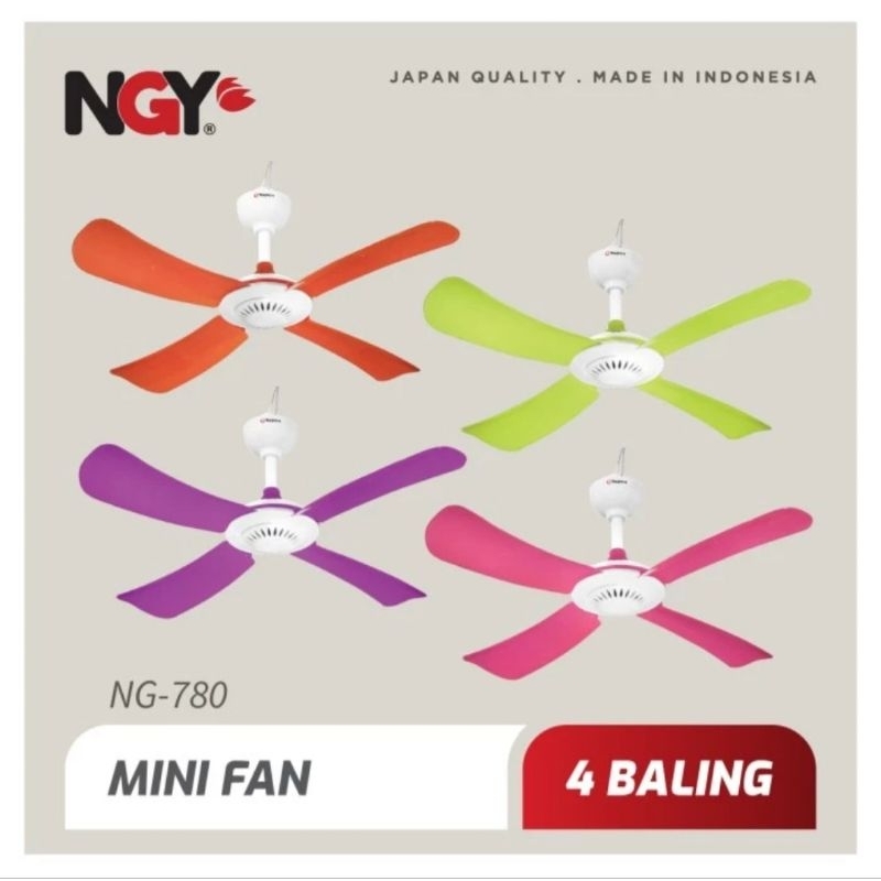 Kipas Angin Gantung Mini Nagoya NG-780 23 Inch Hijau