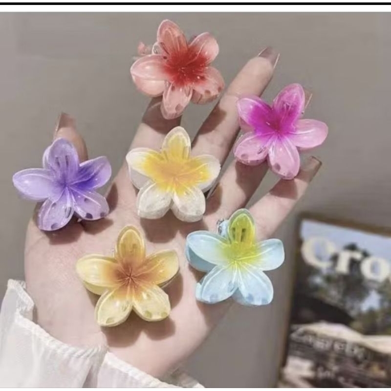 JEPIT RAMBUT BUNGA KAMBOJA KECIL JEPIT RAMBUT BUNGA BALI PLUMURIA