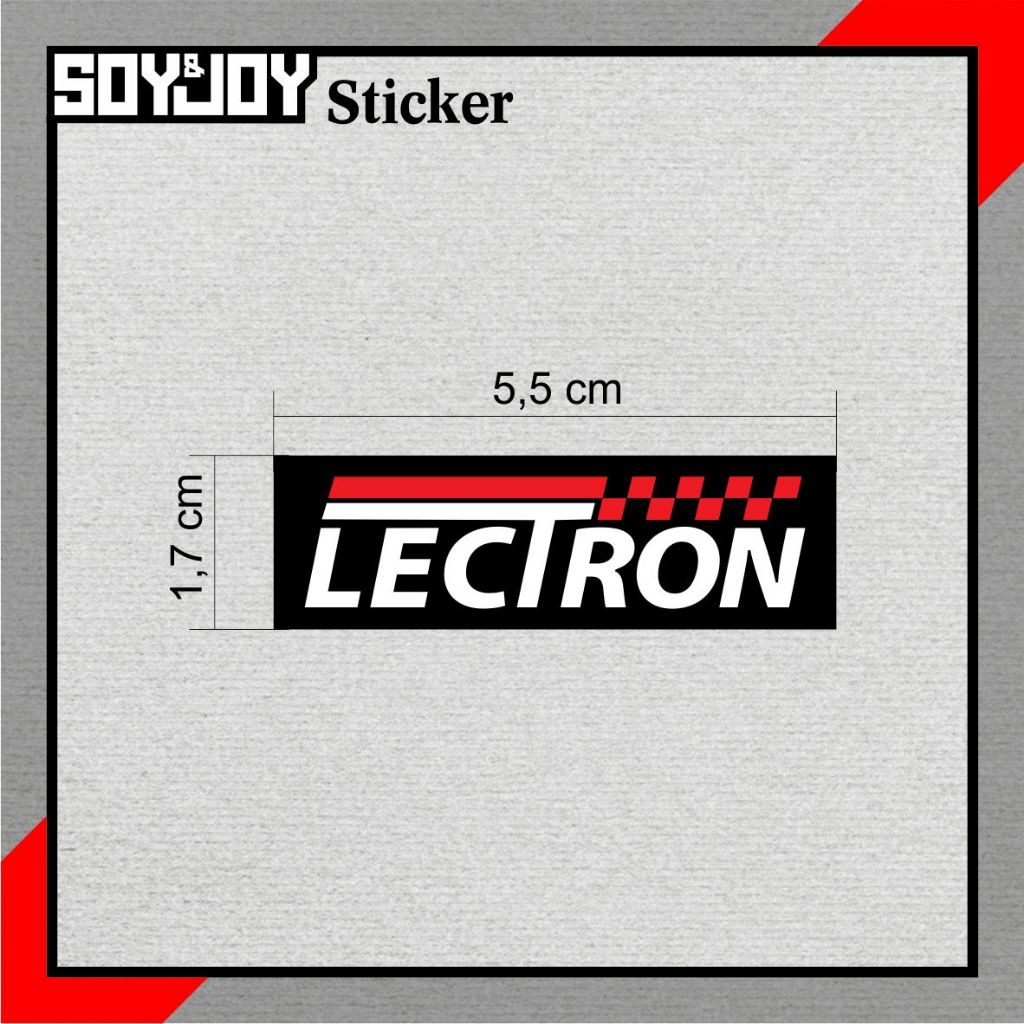 Sticker Stiker Lectron Karbu Caburetor