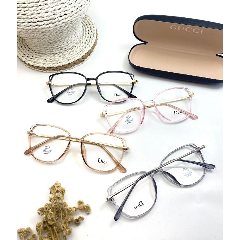 FRAME KACAMATA DIOR 8830 LENSA ANTI RADIASI BLUERAY PHOTOCROMIC BLUECROMIC ONE DRIVE