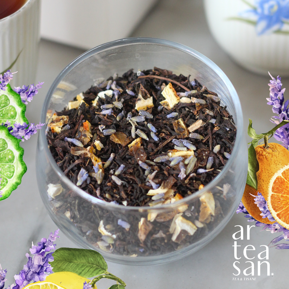 

French Lady Grey Tea - Tea Blend / Teh Lady Grey / Loose Leaf Tea - Berbagai Ukuran