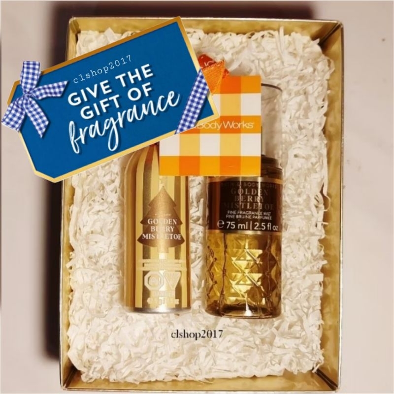 

BBW GOLDEN BERRY MISTLETOE GIFTSET HAMPERS KADO HADIAH ULANG TAHUN BIRTHDAY GIFT PAKET HARI RAYA BINGKISAN SESERAHAN BATH & BODY WORKS TRAVELSIZE