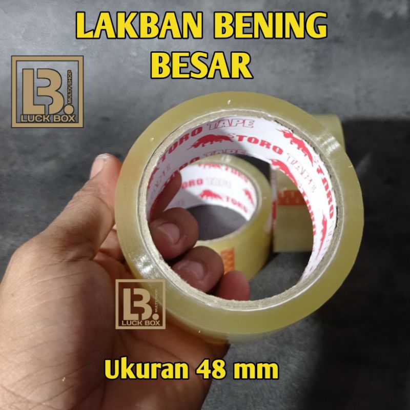

Lakban Bening Besar Tebal MURAH