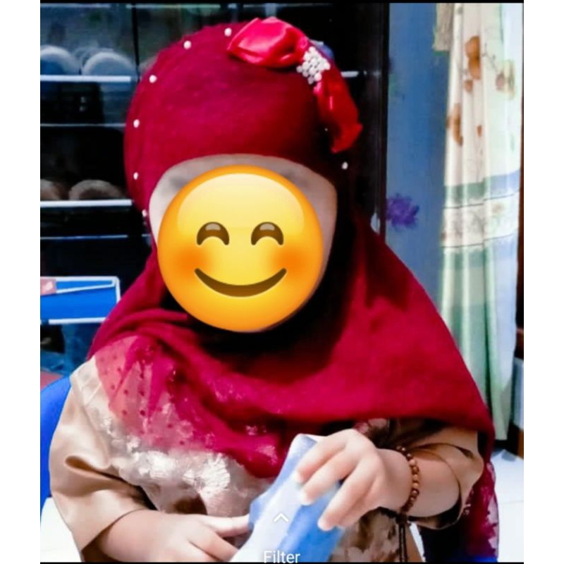 Happy princess hijab preloved