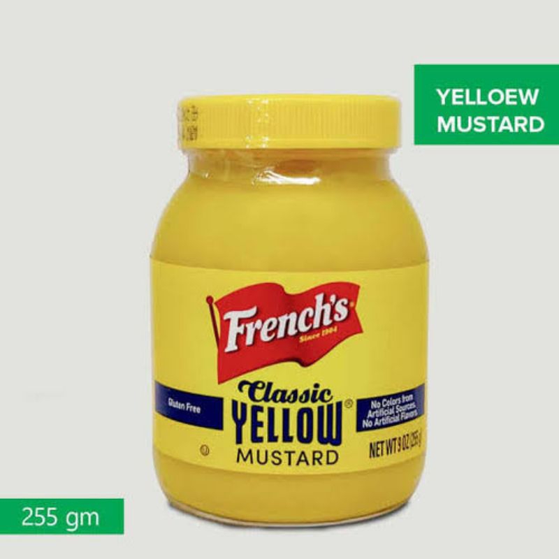 

French's Classic Yellow mustard 255gr - Frenchs Clasic Yelow Mustard