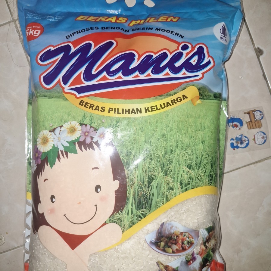 

beras pulen merk manis 5 kg