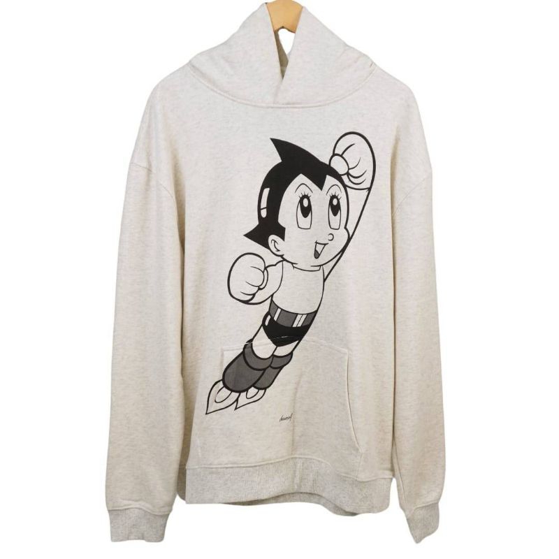 VINTAGE ASTRO BOY MSCHF BIG RED BOOTS PRINT HOODIE