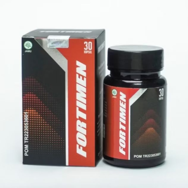 FORTIMEN Panax Ginseng Ekstrak Plus ++ Tribulus Purwoceng Jahe Merah Black Pepper Cabe Jawa Pasak Bu