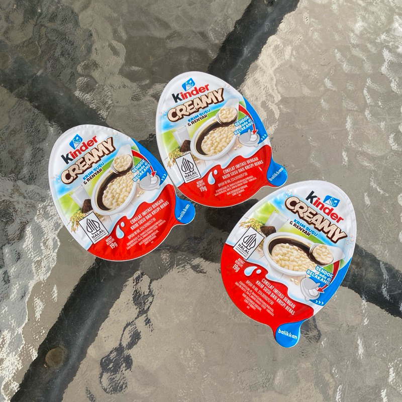 

Kinder Creamy Krim Susu & Renyah Kemasan 19 gram