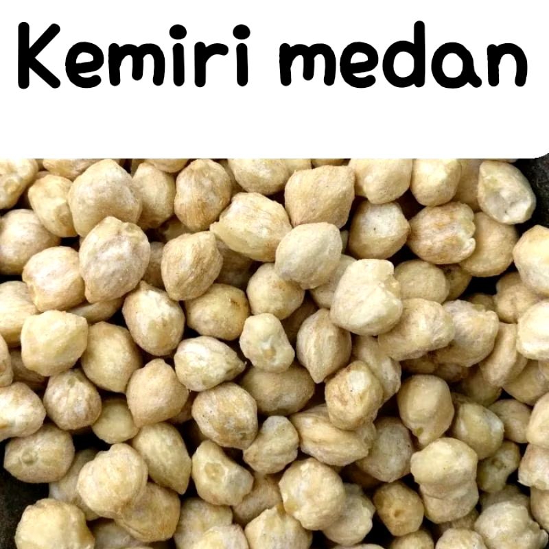 

kemiri bulat berat 500gr/kemiri medan