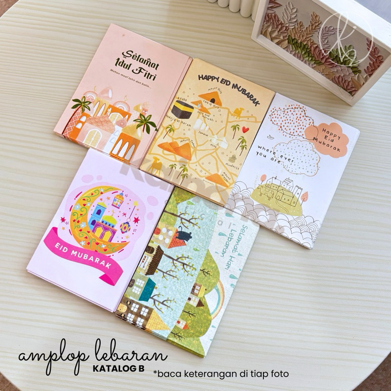 

Amplop Lebaran Idul Fitri Mini Medium 2025 isi 10 Lembar (Katalog B)