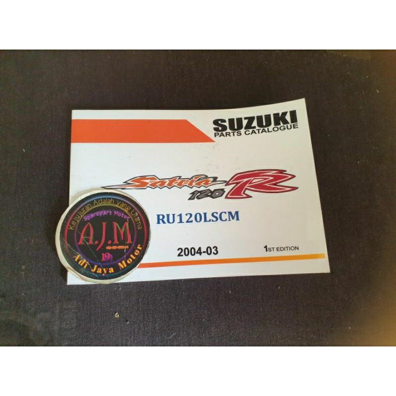 Buku Part Catalog Katalog Copian Suzuki Satria Ru120 R LSCM Hiu