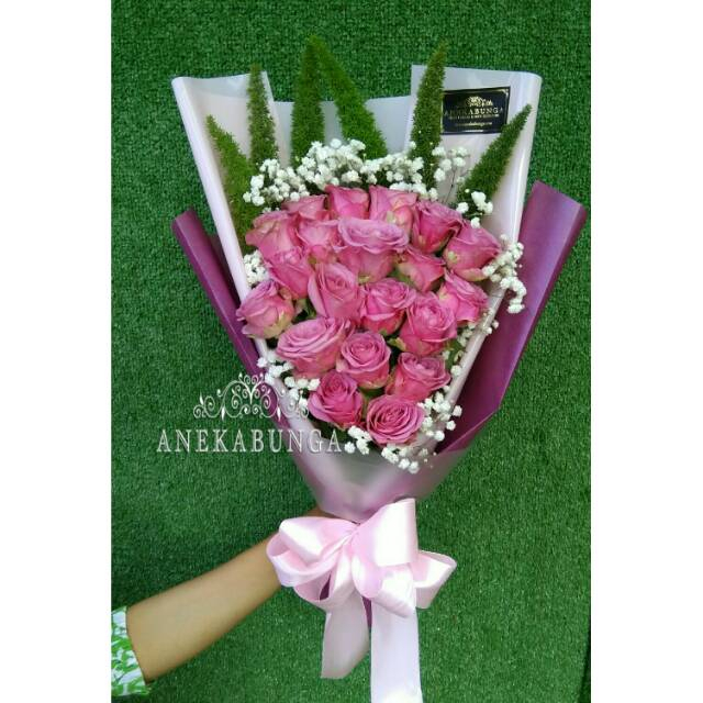 Hand Bouquet Bunga Asli mother's day anniversary fresh flower gift bouqet wisuda murah jakarta Kado 