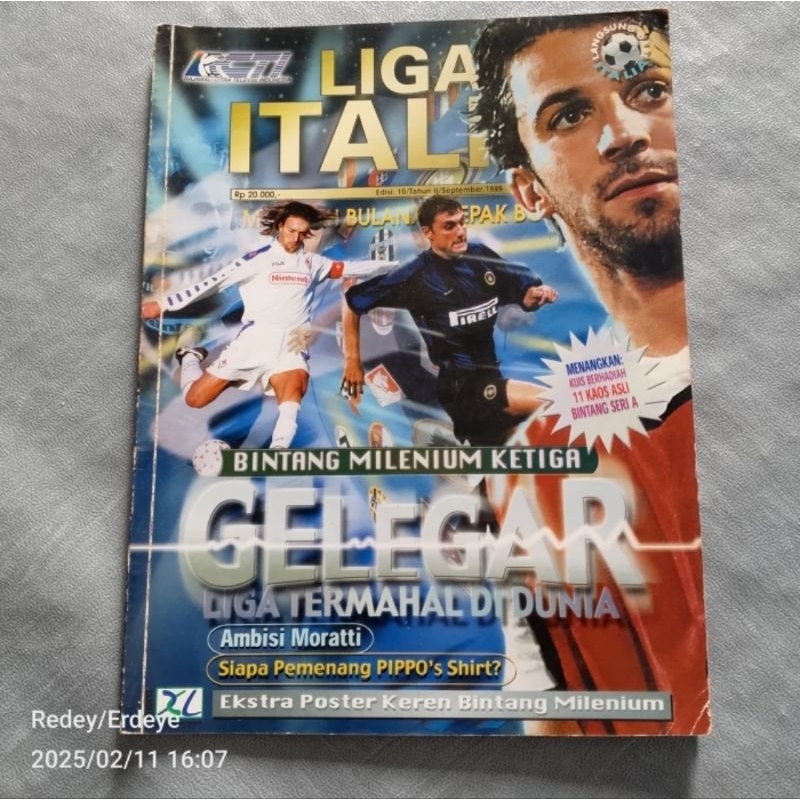 Majalah Liga Italia September 1999