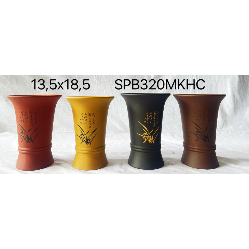 pot keramik bonsai sanse import model tinggi