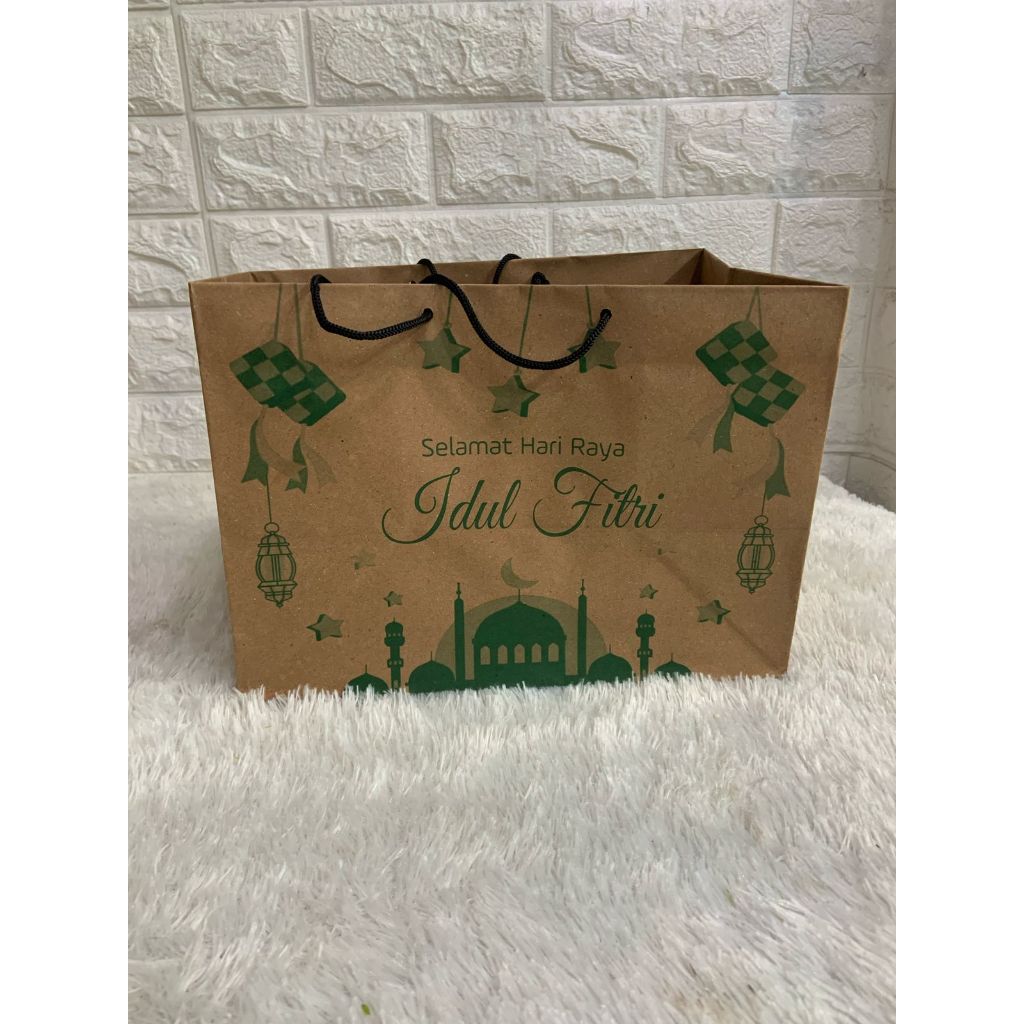 

Paper bag / tas kertas idul fitri hampers lebaran